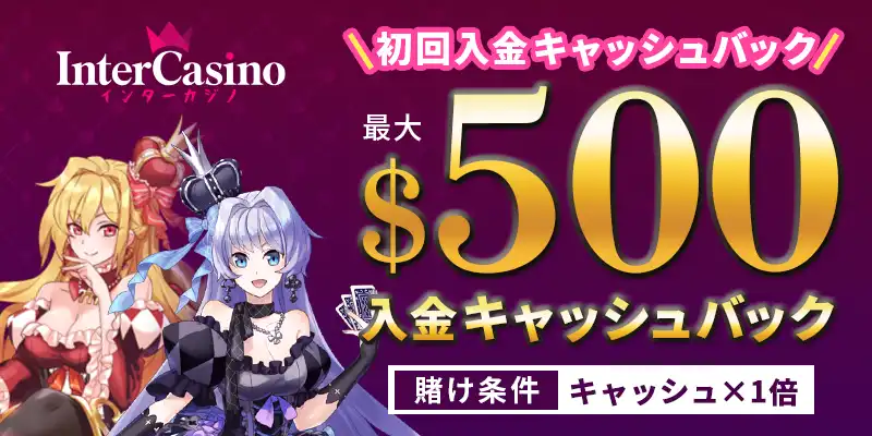 インターカジノボーナスイメージ