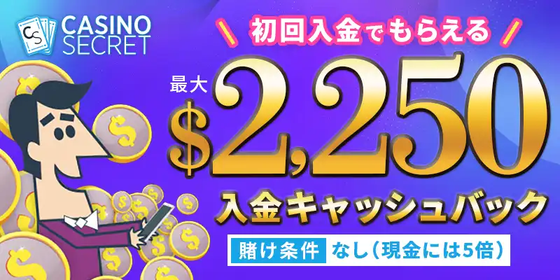 カジノシークレットボーナスイメージ