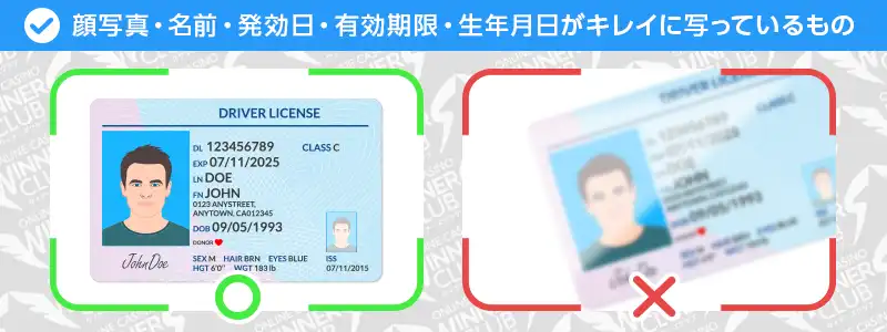 顔写真付きの身分証