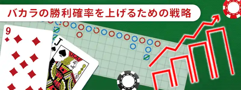 バカラの確率に基づいた勝率が上がる4つの戦略