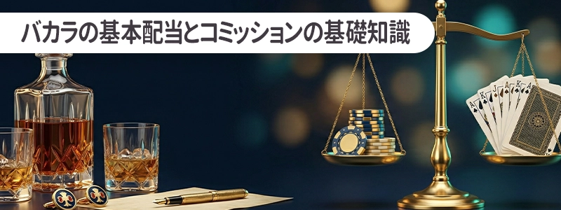 バカラの基本配当とコミッションの基礎知識