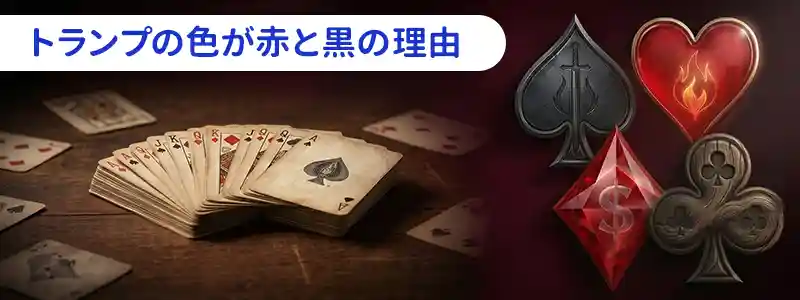 トランプの色が赤と黒に分かれている理由