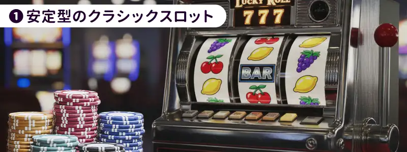 クラシックスロット|シンプルゆえに熱い3リールの魅力
