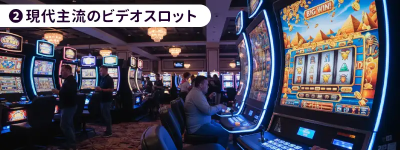 ビデオスロット|派手な演出とボーナスゲームで楽しむ現代の主流
