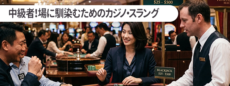 中級者に見える！場に馴染むためのカジノ・スラング