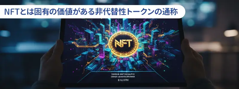 NFTとは非代替性トークンの事