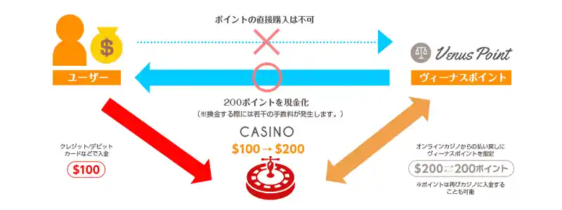 ヴィーナスポイント（VenusPoint）の仕組み