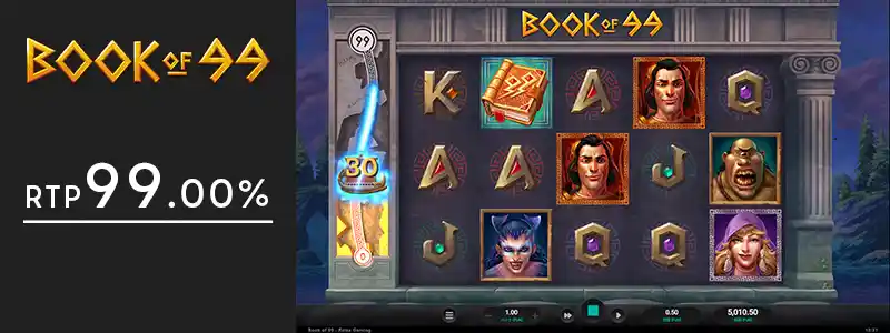 スロット①Book of 99